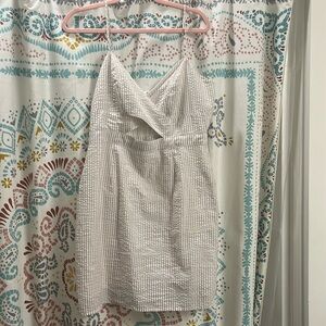 Forever 21 contemporary striped mini